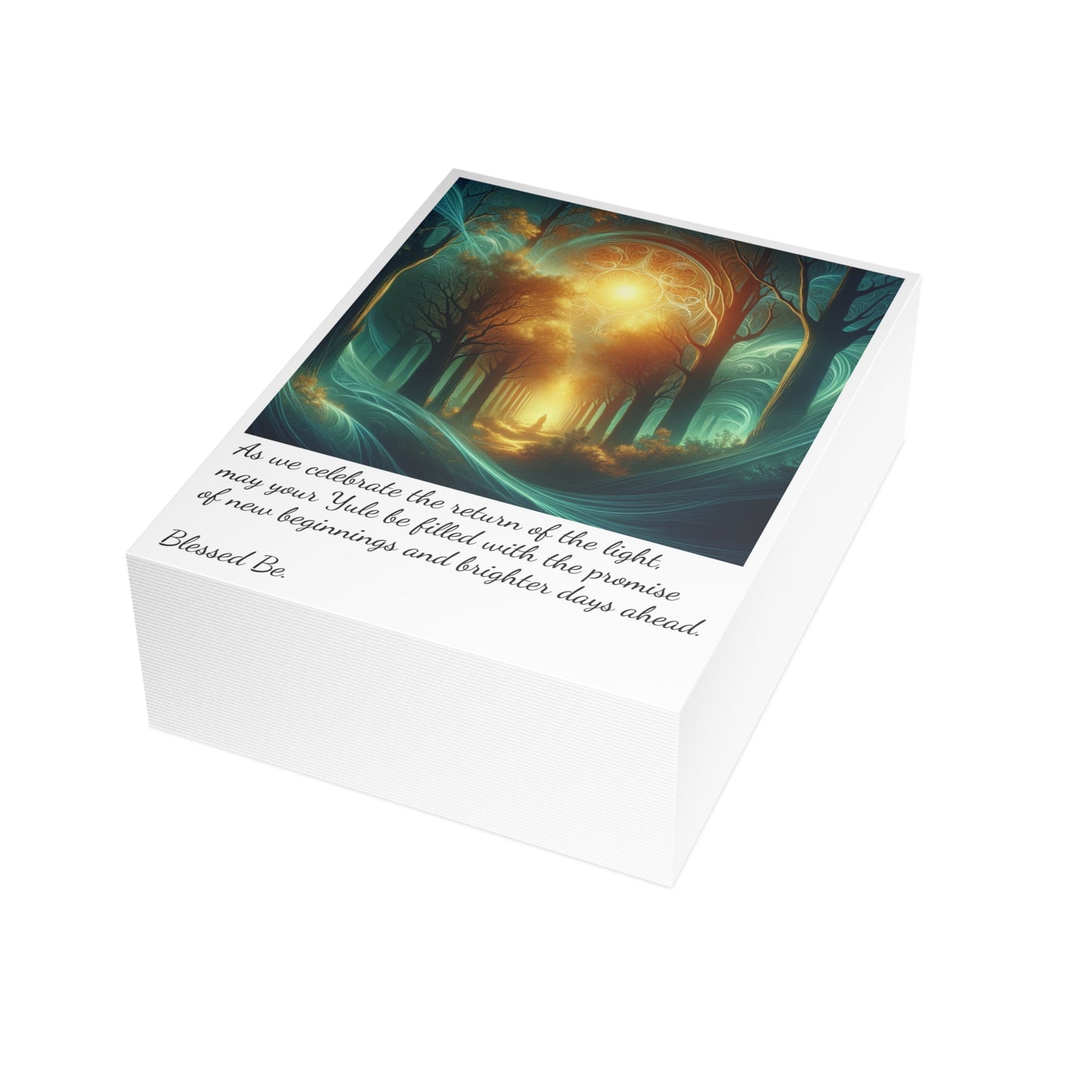 Magical Yuletide Gathering Greeting Cards