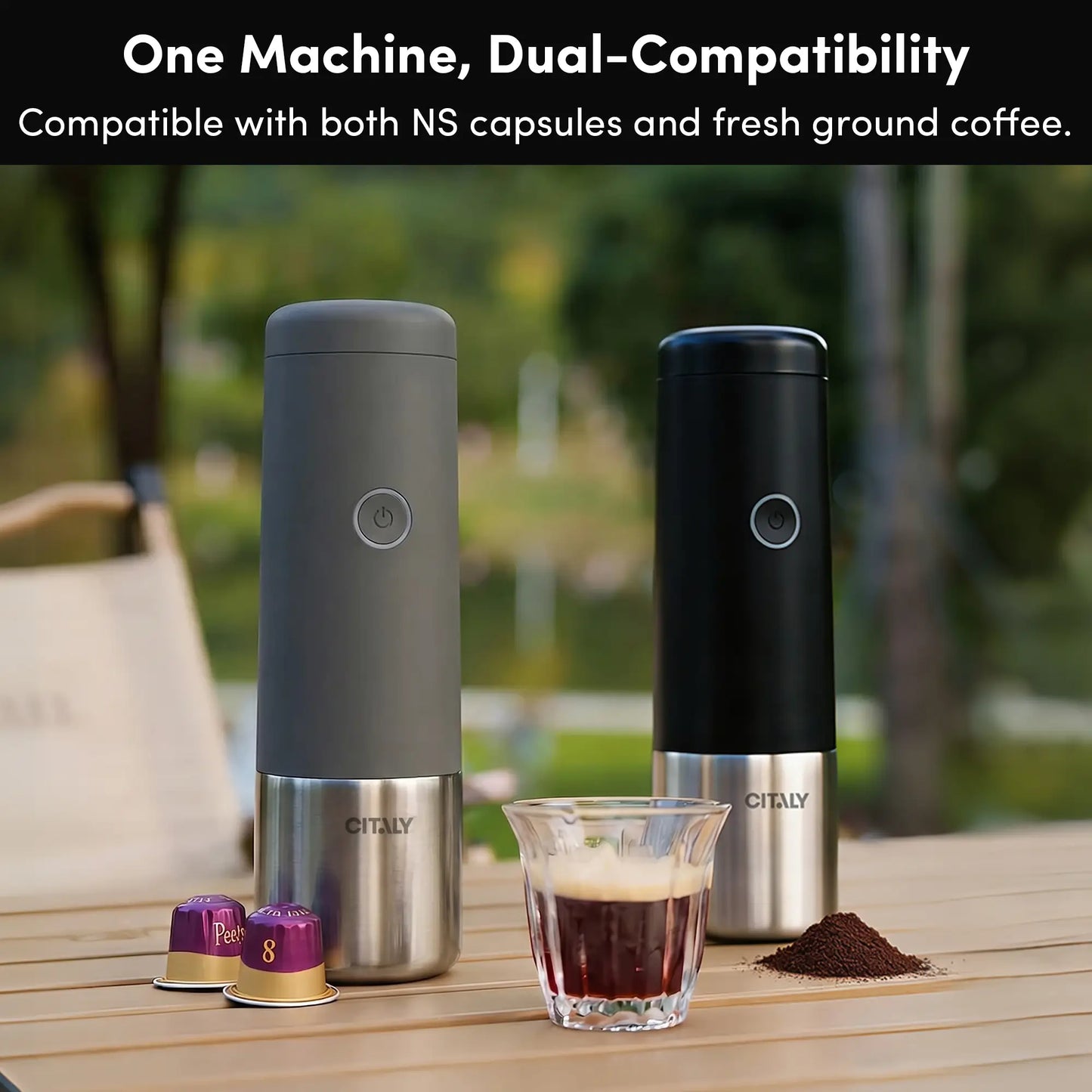 Citaly GO-1 Portable Espresso Machine, Fast Self-Heating