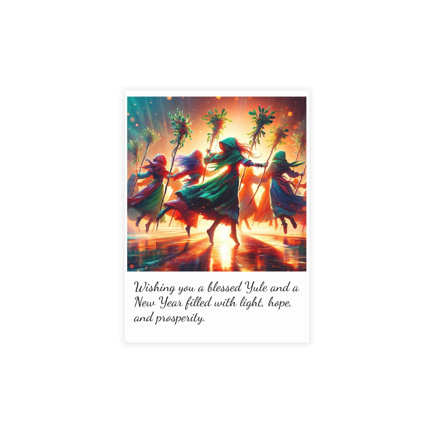 Yuletide Illuminations Greeting Cards