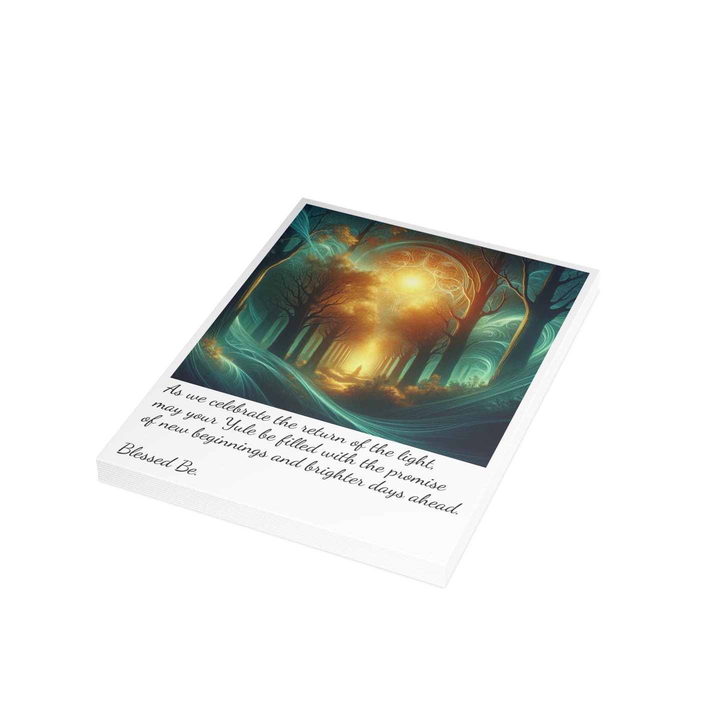 Magical Yuletide Gathering Greeting Cards