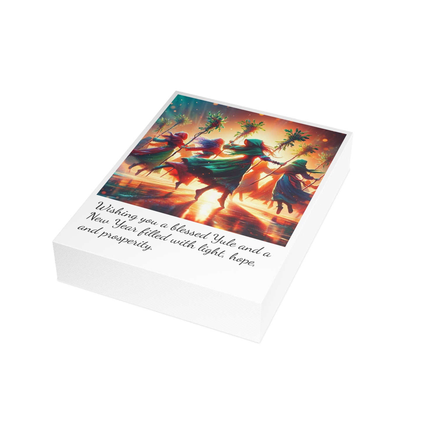 Yuletide Illuminations Greeting Cards