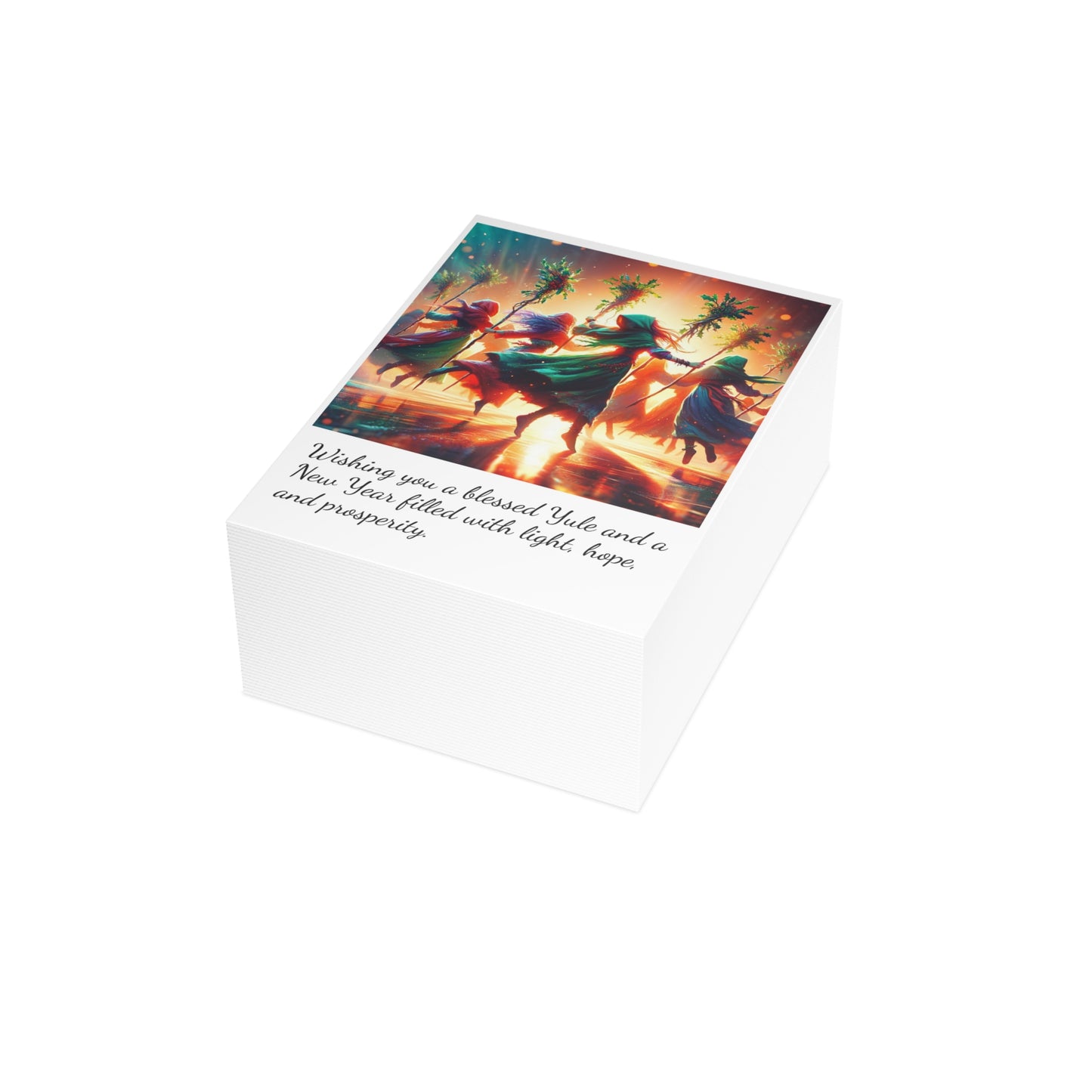 Yuletide Illuminations Greeting Cards