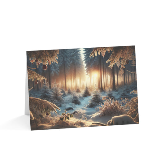 Yuletide Dawn Greeting Cards