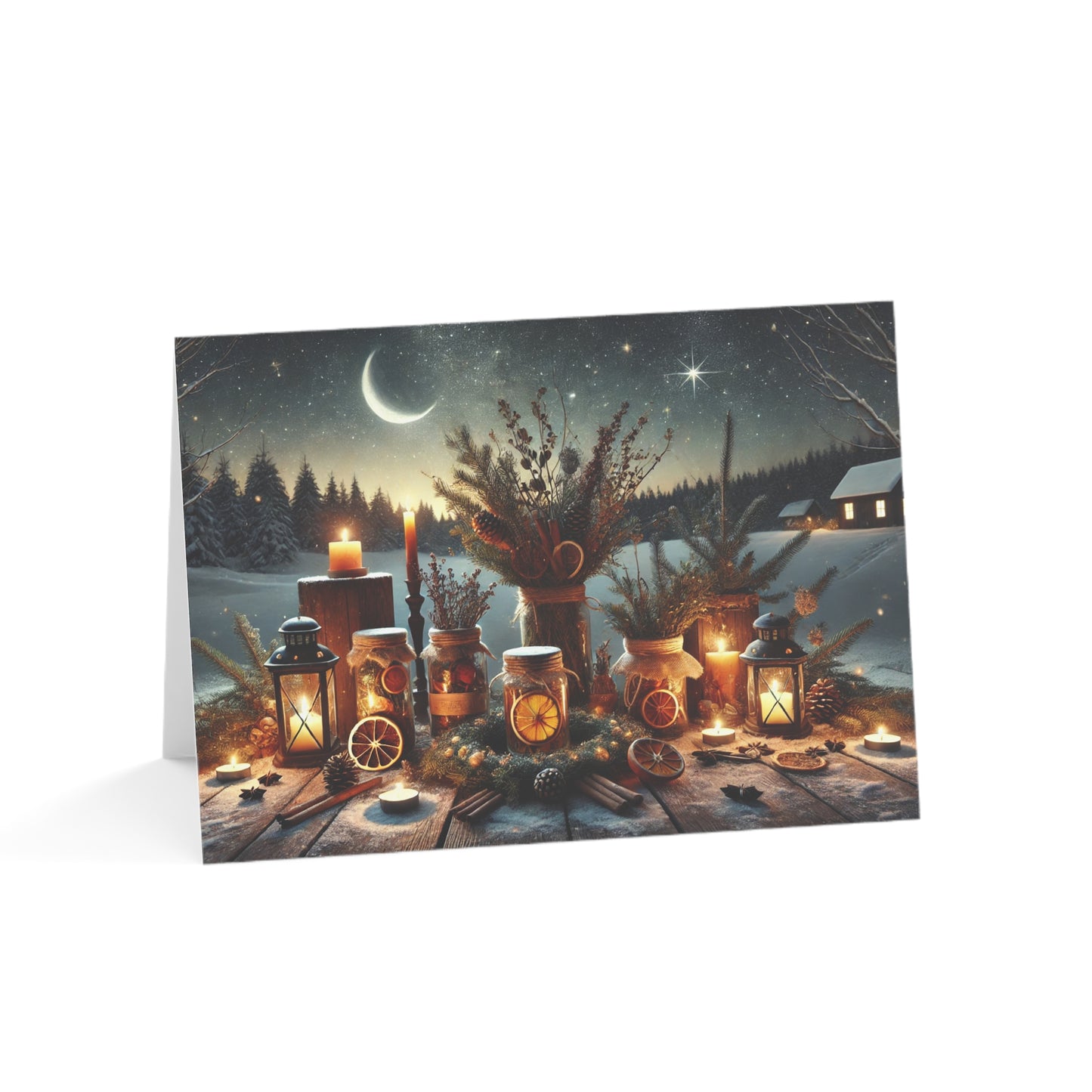 Yuletide Delight Greeting Cards