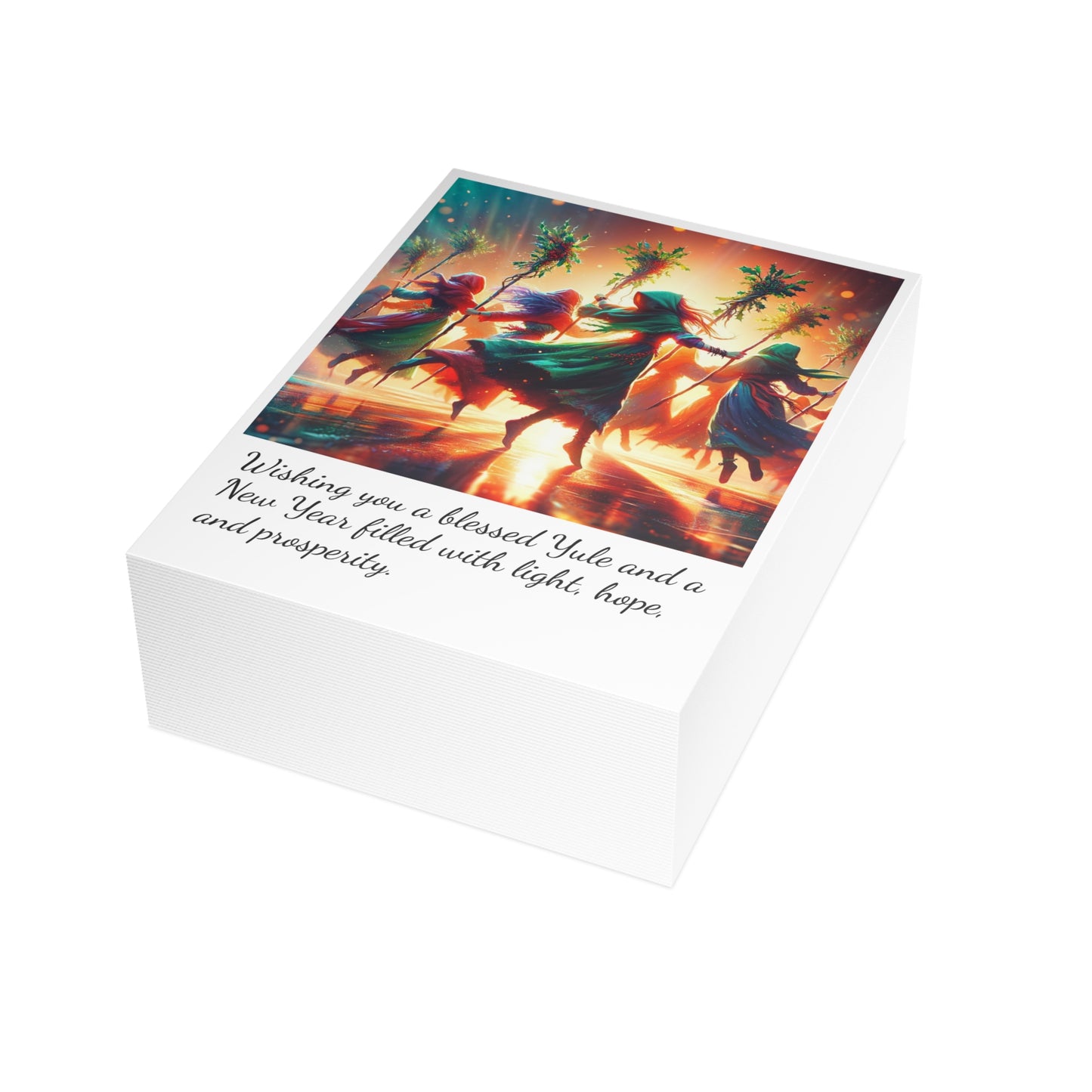 Yuletide Illuminations Greeting Cards