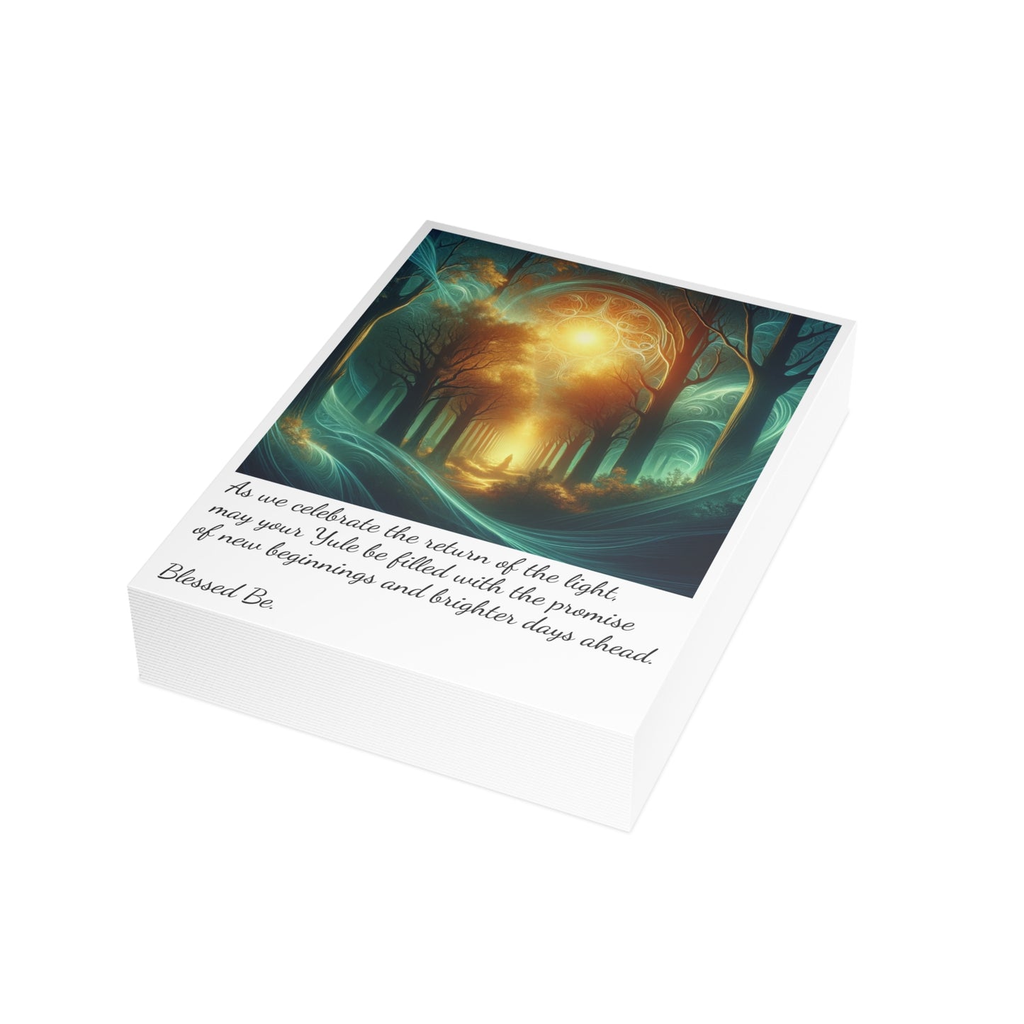 Magical Yuletide Gathering Greeting Cards