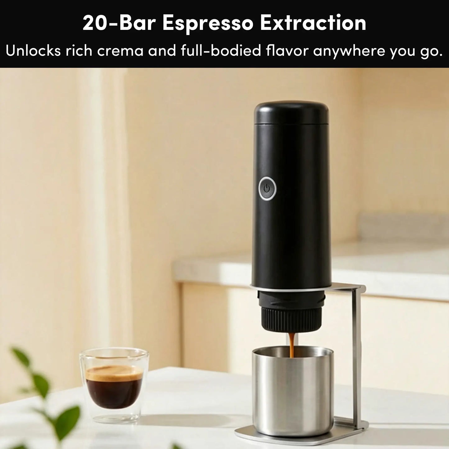 Citaly GO-1 Portable Espresso Machine, Fast Self-Heating