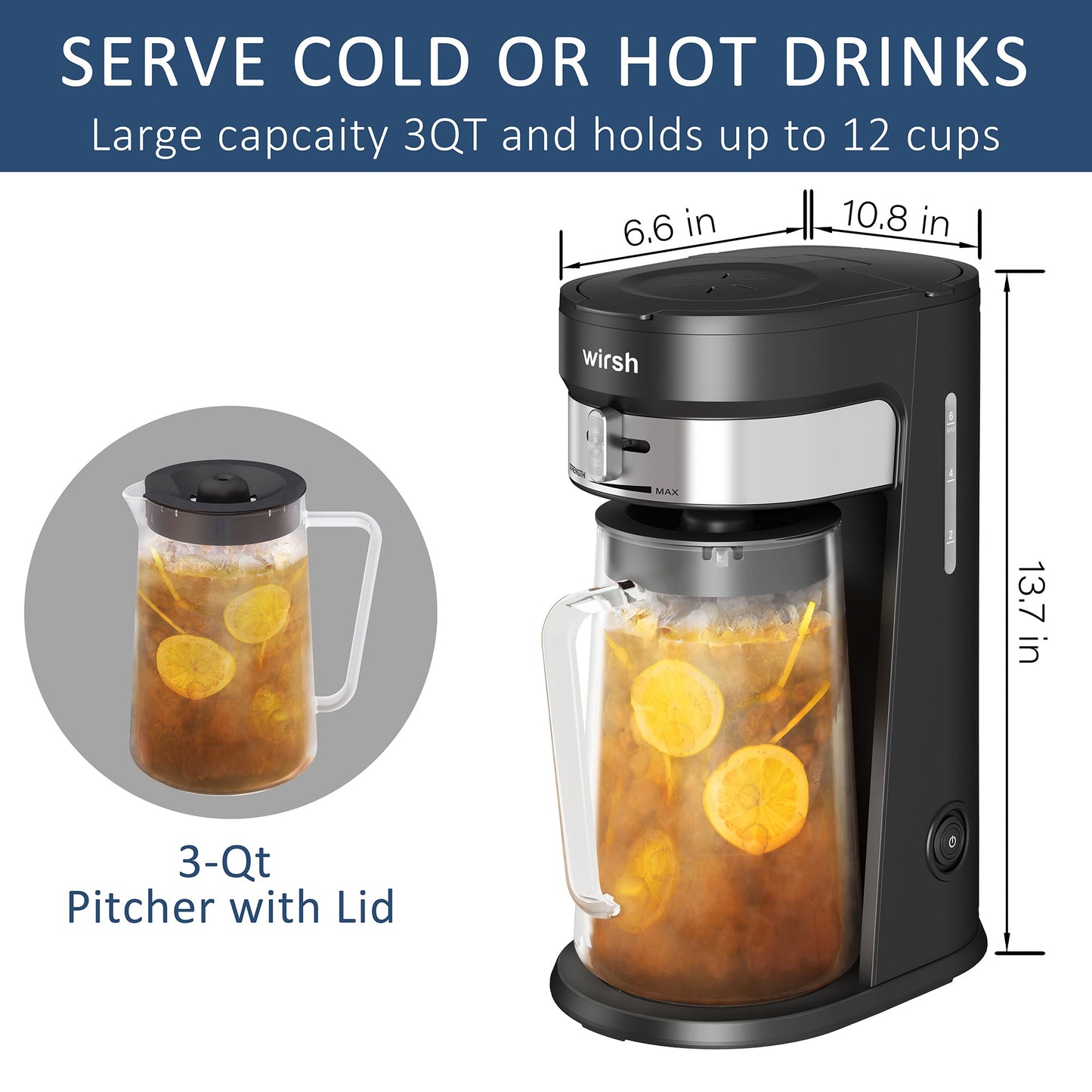 Wirsh Iced Coffee and Tea Maker